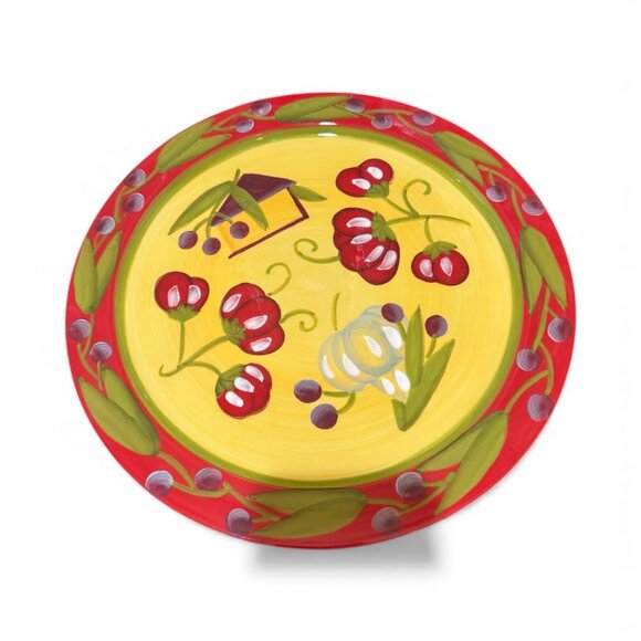 Temp-tations by Tara Cucina Pattern Domed Appetizer Plate - Picture 3 of 7